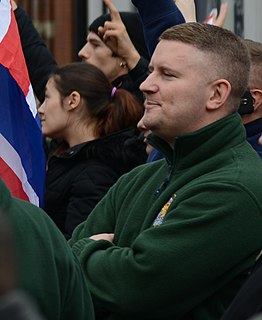 Paul Golding Political Party leader of Britain First
