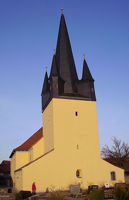 Pfarrkirche Ludwag von Osten