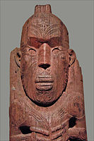 Māori sculpture from New Zealand (1850)