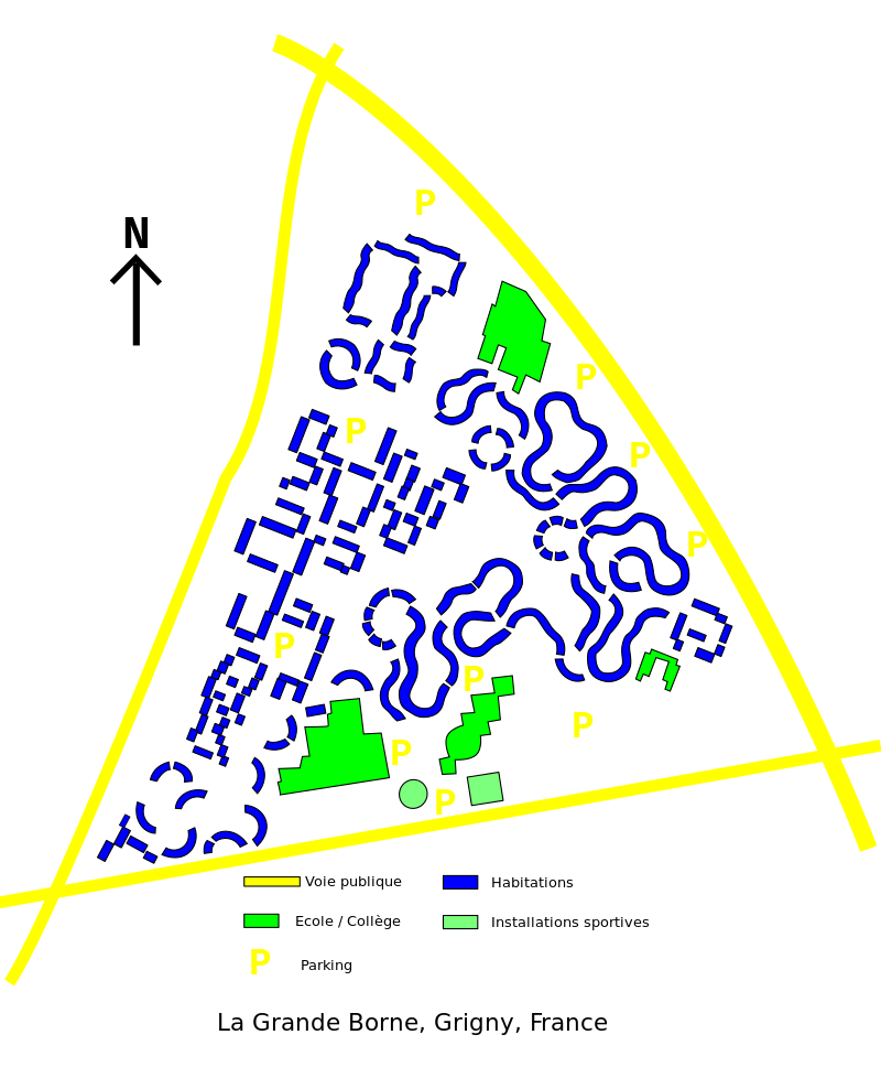 Localisation de La Grande Borne