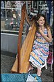 Playing Harp in Brisbane Queens St Mall-1 (25223512780).jpg