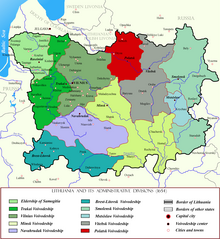 Polatsk Voivodeship in Litouwen in de 17e eeuw.png