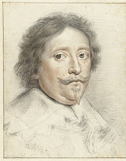 Portret van Frederik Hendrik door Pieter Claesz. Soutman