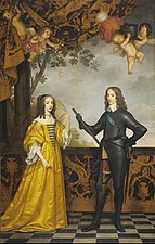 Πορτρέτο του Βίλλεμ Β΄ Πρίγκηπα της Οράγγης (1626–50), και της Μαρίας Στούαρτ (1631–60)