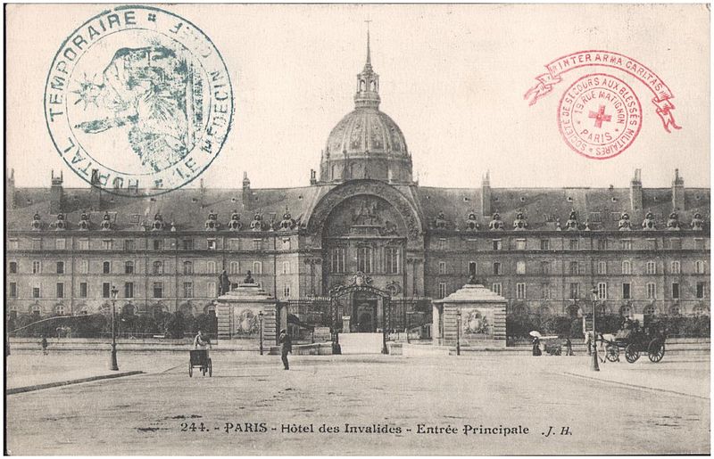 File:Postcard- Paris - Hotel des Invalides - Entree Principale (6244804208).jpg