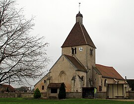 Pourlans Kirche mit Umgebung.JPG