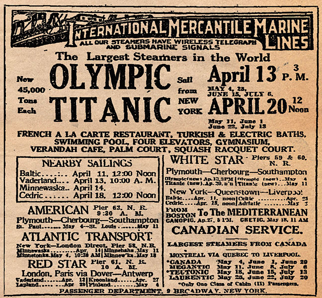 File:RMS Titanic Ad April 10, 1912.jpg