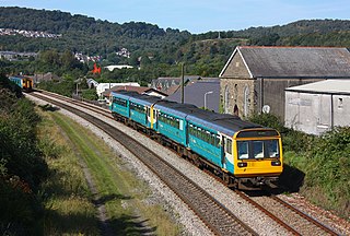 Rhondda line Commuter railway line in South Wales