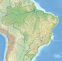 Location map Brazil در برزیل واقع شده