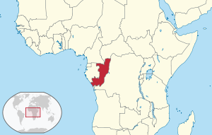Kongo Vabariigi asendikaart