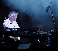 Pink Floyd keyboardist Richard Wright, pictured in concert in 2006.