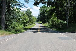 Rohrsburg Road on the southeastern edge of town