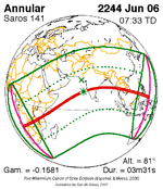 Solar Eclipse Of January 15, 2010