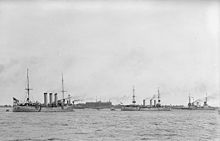 Stettin
(center), with Bremen (L) and Moltke (R) in Hampton Roads SMS Bremen Stettin Moltke HamptonRoads 1912.jpg
