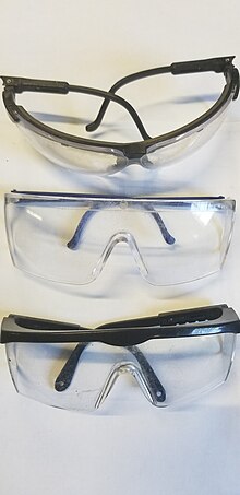 Examples of different styles of safety glasses Safety Eyewear.jpg