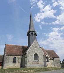 Die Kirche in Saint-Christophe-sur-Avre