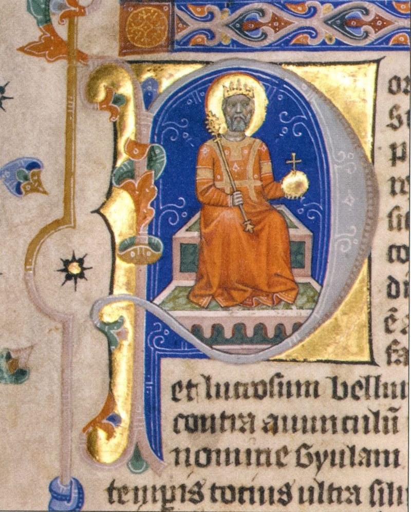 Saint Stephen on his throne.jpg