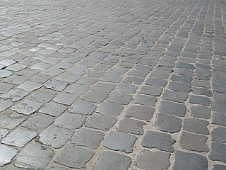 The typical Sampietrini pavement