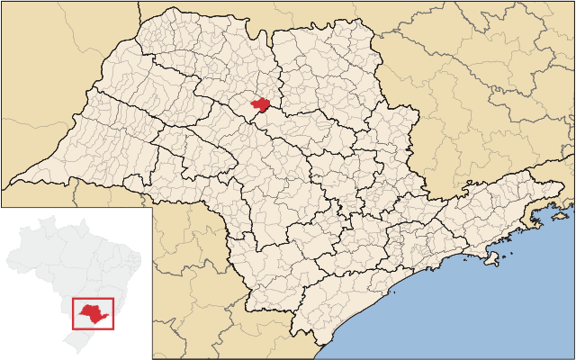 Localização de Itajobi em São Paulo