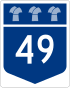 Štít dálnice 49