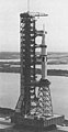 Saturn IB na štartovacej rampe 39.