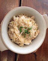 Cooked sauerkraut