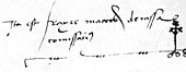 signature de Marcos de Niza