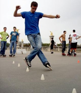 <span class="mw-page-title-main">Freestyle slalom skating</span>