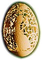 Perforated egg from Germany, Sleeping Beauty