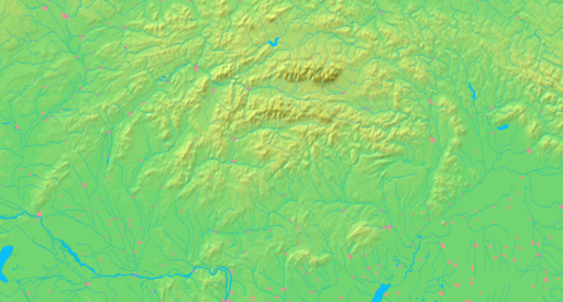 Vị trí của Borišov Mountain