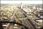 Thumbnail for File:South Downtown Columbus aerial view looking west - DPLA - 18fd8d374f74f5e0ccb5fb8c444ffaaf.jpg