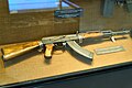 Soviet AK-47 automatic rifle, 20th cent. Athens War Museum.