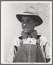 A Hispano boy in Chamisal, 1940 Spanish-American boy, Chamisal, New Mexico.jpg