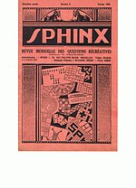 Vignette pour Sphinx (revue)