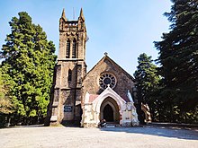 A view of St John in the Wilderness Church, Sukhatal, Mallital, Nainital, Uttarakhand, India