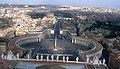 View over Rome from St.Pietro Basilica