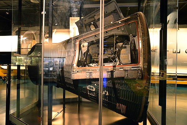 Gemini 6A space capsule at the Stafford Air & Space Museum