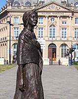 Bronze Statue of Modeste Testas, Ethiopian woman enslaved by two Bordeaux plantation owners