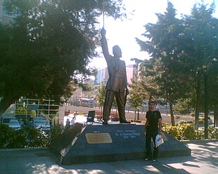 Statue of Osman Pasha in Gaziosmanpaşa district