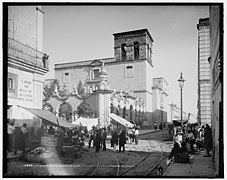 El templo circa 1890.