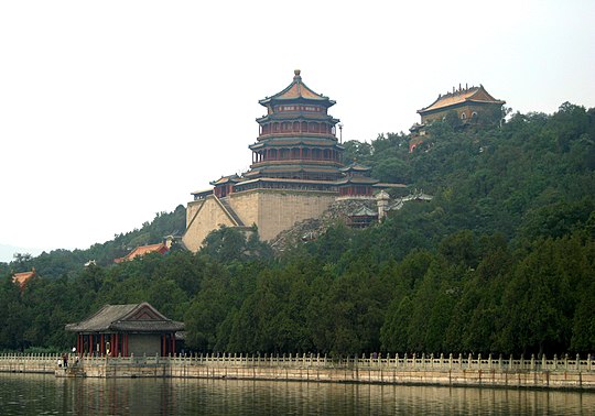 Longevity Hill in Beijing, where Kublai Khan wrote his poem.