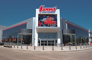 Summit Racing Equipment is an automotive parts company with four retail stores located in Tallmadge, Ohio; Sparks, Nevada; McDonough, Georgia; and Arlington, Texas. Summit Racing Equipment is also involved in motorsports as a sponsor.