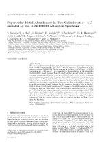 Thumbnail for File:Super-solar Metal Abundances in Two Galaxies at z ∼ 3.57 revealed by the GRB 090323 Afterglow Spectrum.pdf