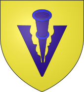 Pheon in the arms of the Sidney family of Penshurst: Or, a pheon azure Sydney.svg