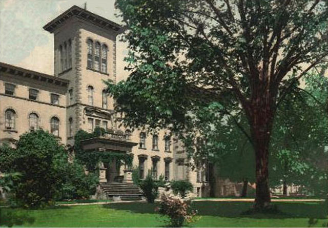 Syracuse Idiot Asylum on Wilbur Avenue in Syracuse, New York in 1906