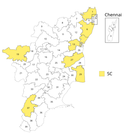 Circonscription du Tamil Nadu à la Lok Sahba