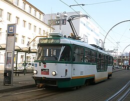 Tatra T3 n°46, Gare Fügnerova Liberec - 1435 mm, Ligne 3.JPG