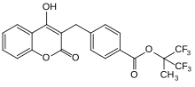 Tecarfarin skeletal.svg