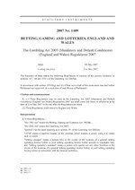 Thumbnail for File:The Gambling Act 2005 (Mandatory and Default Conditions) (England and Wales) Regulations 2007 (UKSI 2007-1409 qp).pdf