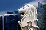 The Merlion a 1972 sculpture in Singapore by Lim Nang Seng. Covered under the Singaporean FoP.